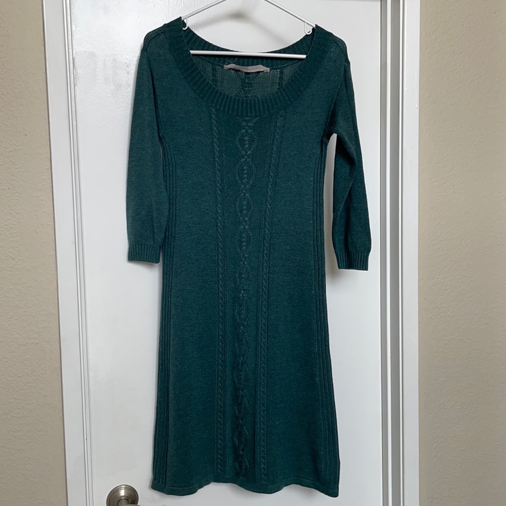 Athleta Cable Knit Sweater Dress